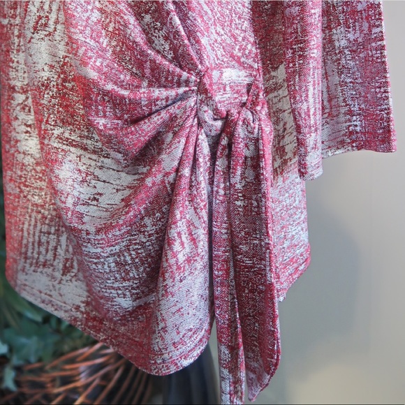🌵Red & silver Blouse for Women Medium - Picture 3 of 6